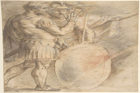 (Anonymous Three Warriors after Raphael)