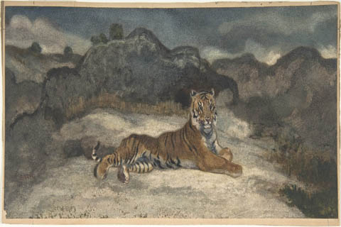 (Antoine Louis Barye Royal Tiger)
