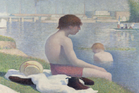 泳客的浴场-乔治修拉-巴黎