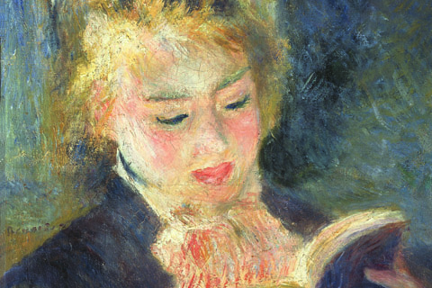 阅读中的妇女-皮耶尔·奥古斯特·雷诺阿-法国
