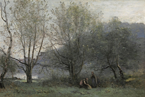 (Camille Corot The Ponds of Ville D’Avray)