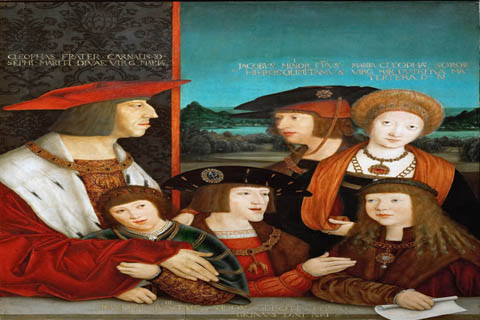 (Bernhard Strigel -- Emperor Maximilian I and his Family)GH