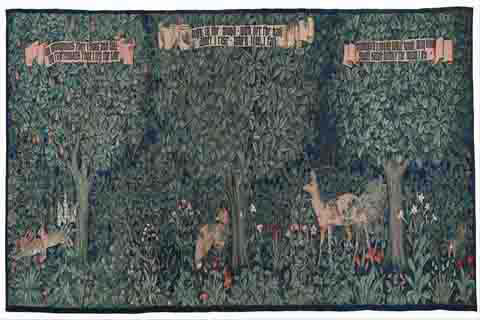 (John Henry Dearle for Morris & Co Tapestry Greenery)