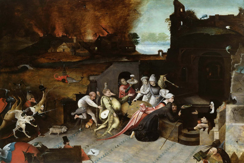 (Bosch Jheronimus De verzoeking van de heilige Antonius de Heremiet 1530-1600)