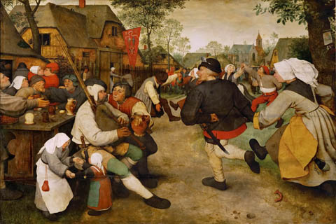 (Brueghel, Pieter The Elder -- Крестьянский танец)