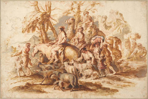 (Giovanni Benedetto Castiglione (1609–1664)-Jacob′s Return, c.16)