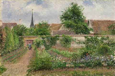 (Camille Pissarro French 1830-1903 Vegetable Garden Overcast Morning Eragny.tif)