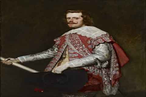 《西班牙国王菲利普四世》-迭戈·罗德里格兹·维拉斯奎兹(Diego Rodríguez de Silva y Velázquez - King Philip IV of Spain, 1644)