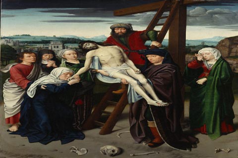 《基督下葬》(Gerard David - The Deposition, c. 1495-1500)