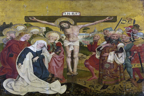 (Beierse School laatste kwart 15e eeuw Kruisiging 1475-1500)