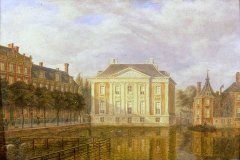 《莫瑞泰斯景观》(Augustus Wijnantz - View of the Mauritshuis)