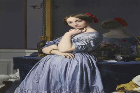 (Jean-August-Dominique Ingres - Comtesse d'Haussonville, 1845)