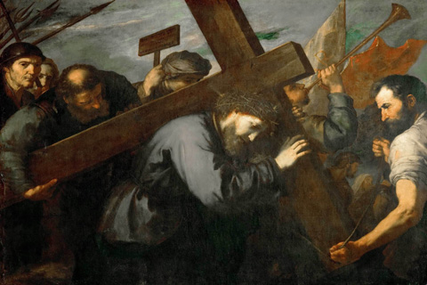 (Jusepe de Ribera -- Christ Carrying the Cross)