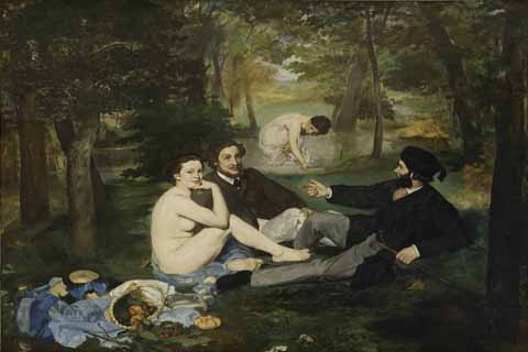 (Edouard Manet Luncheon on the Grass)