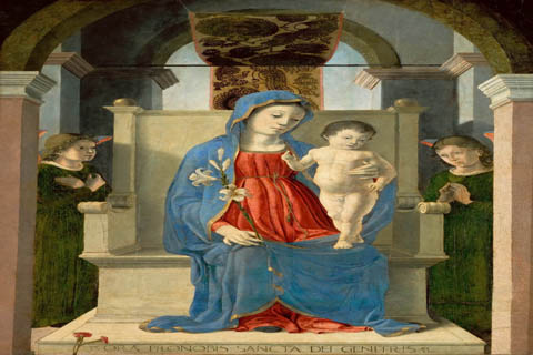 (Marco Zoppo -- Madonna witha Lily)