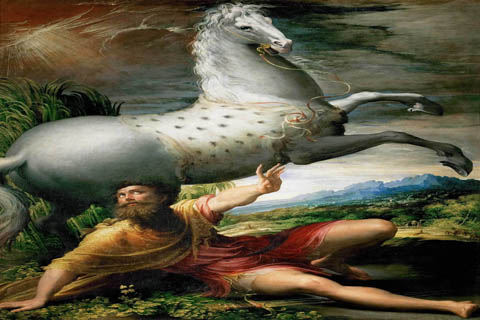(Parmigianino -- The Conversion of Saint Paul)