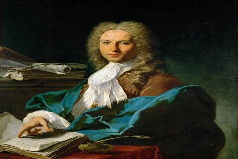 (Giovanni Battista Pittoni the Younger (1687-1767) -- Portrait of a Mathematician)