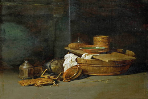 (Robert van den Hoecke (1622-1668) -- Still Life with Household Utensils)