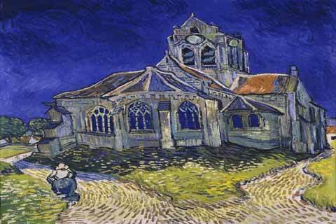 (Vincent van Gogh The Church in Auvers-sur-Oise View from the Chevet)