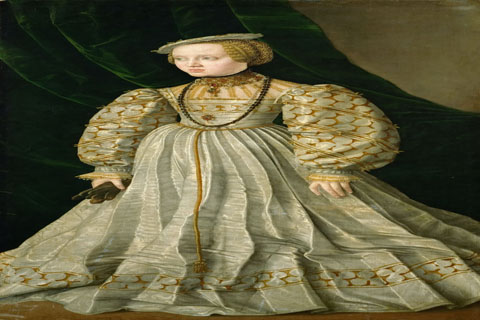 (Jacob Seisenegger (1505-1567) -- Archduchess Anna)