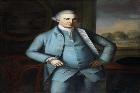 (Charles Willson Peale American 1741-1827 Portrait of Colonel Lambert Cadwalader.tif)