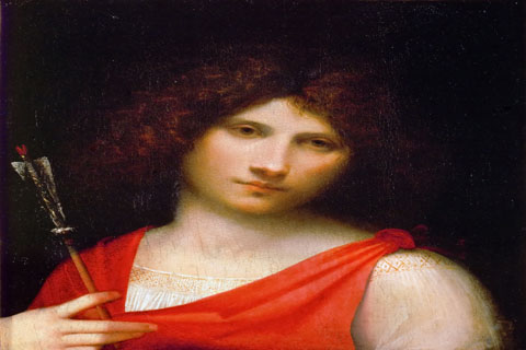 (Giorgione -- The Boy with the Arrow)