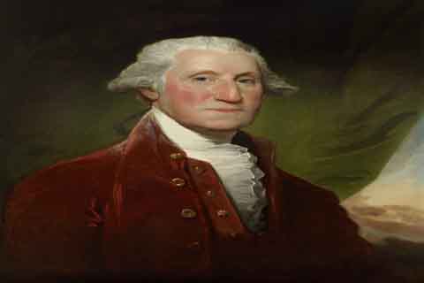《乔治•华盛顿》(Gilbert Stuart - George Washington, 1795-1796)