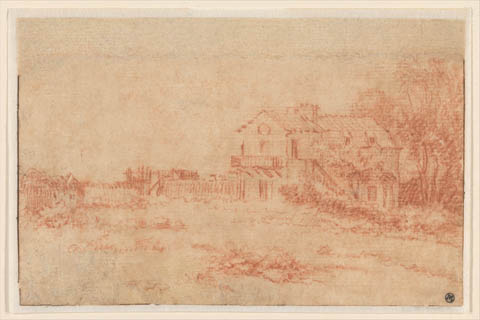 (Antoine Watteau Landscape with a Country House)