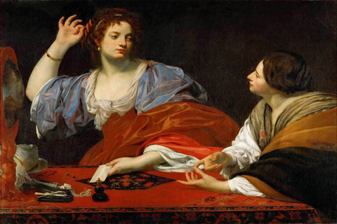 (Simon Vouet -- Martha reproofs her vain sister Mary Magdalen)