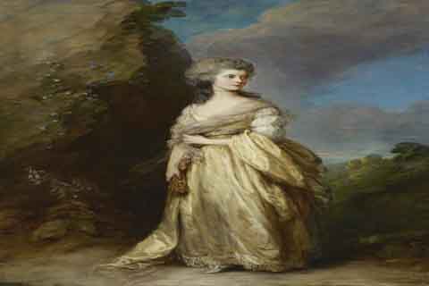 (Thomas Gainsborough - Mrs. Peter William Baker, 1781)