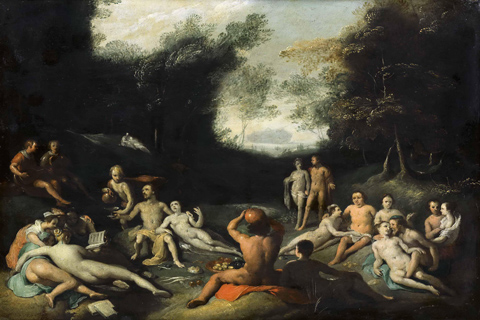 (Cornelis Cornelisz van Haarlem - The Depravity of Mankind before the Flood)