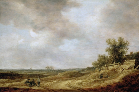 (Jan van Goyen (1596-1656) -- Flat Landscape)