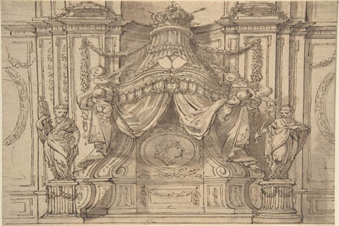 (Anonymous Drawing for a Palace Decoration)