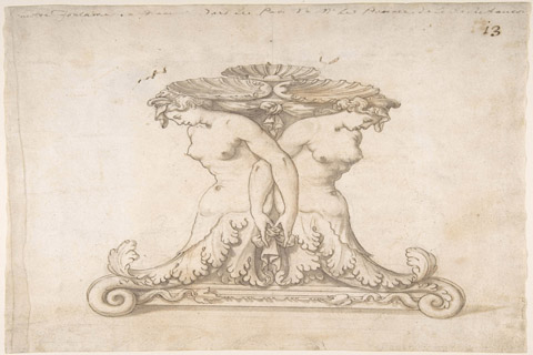 (Anonymous Drawing of a Fountain)