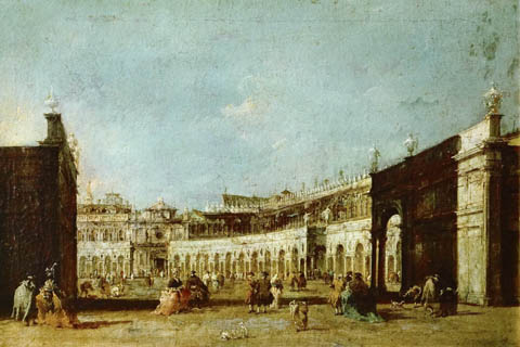 (Francesco Guardi (1712-1793) -- Piazza San Marco)