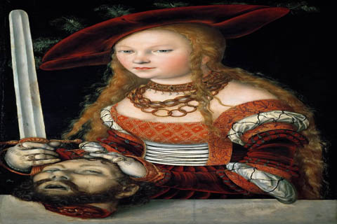 (Lucas Cranach the elder -- Judith with the Head of Holofernes)