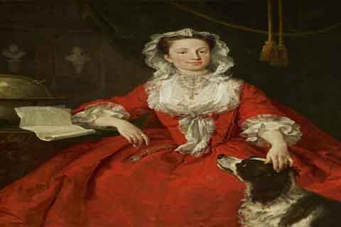 (William Hogarth - Miss Mary Edwards, 1742)