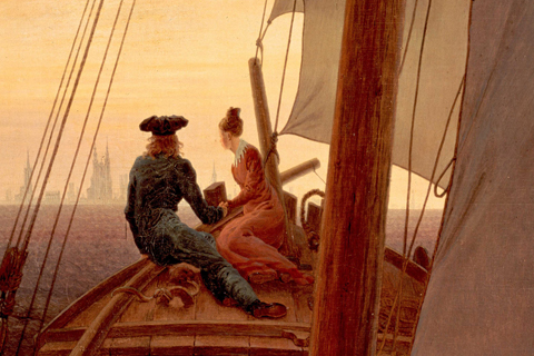 在帆船上-卡斯帕尔 · 大卫 · 弗里德里希-德国
