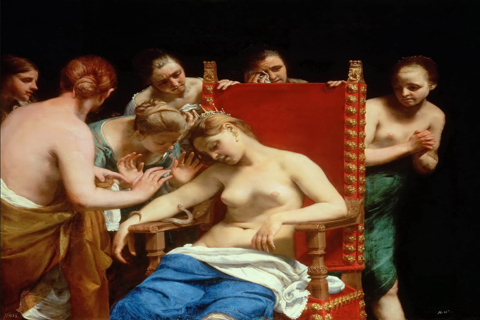 (Guido CAGNACCI -- The Death of Cleopatra)