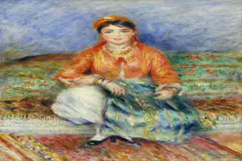 (Pierre Auguste Renoir Algerian Girl)