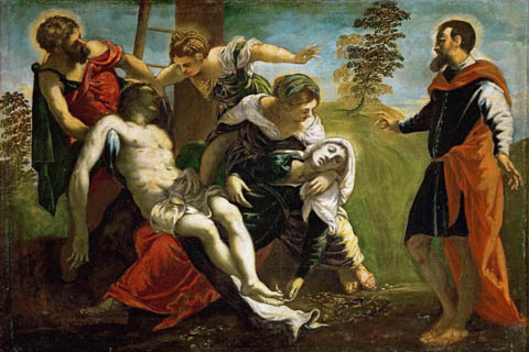 (Jacopo Tintoretto and workshop -- Descent from the Cross)
