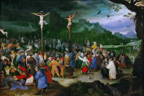 (Brueghel, Jan The Elder (1568-1625) -- Распятие)