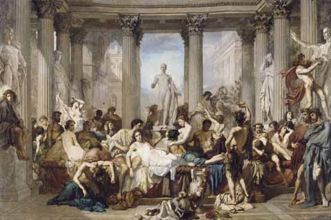 (Thomas Couture Romans during the Decadence)