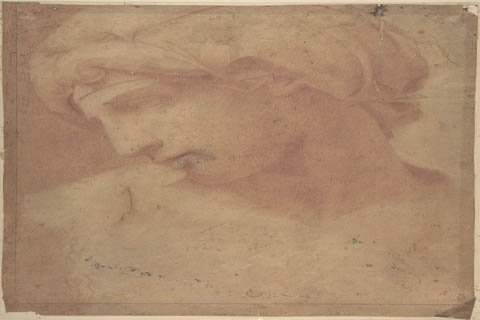 (Anonymous Drawing of the Head of Michelangelo's Dawn)
