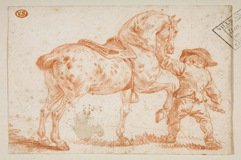 (Jan Anton Garemijn - Boy restraining a Horse)