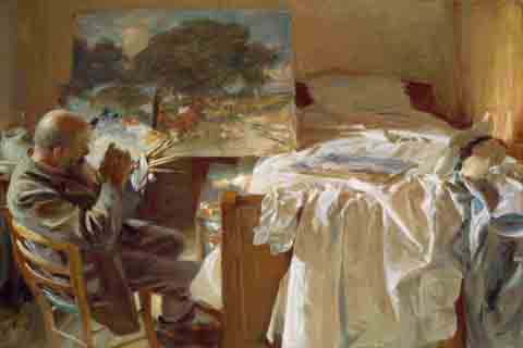 (John Singer Sargent An Artist in His Studio)